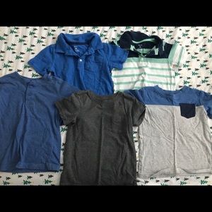2t Boy Shirts- 5 total